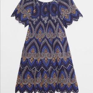 Anthropologie Nori eyelet tunic dress